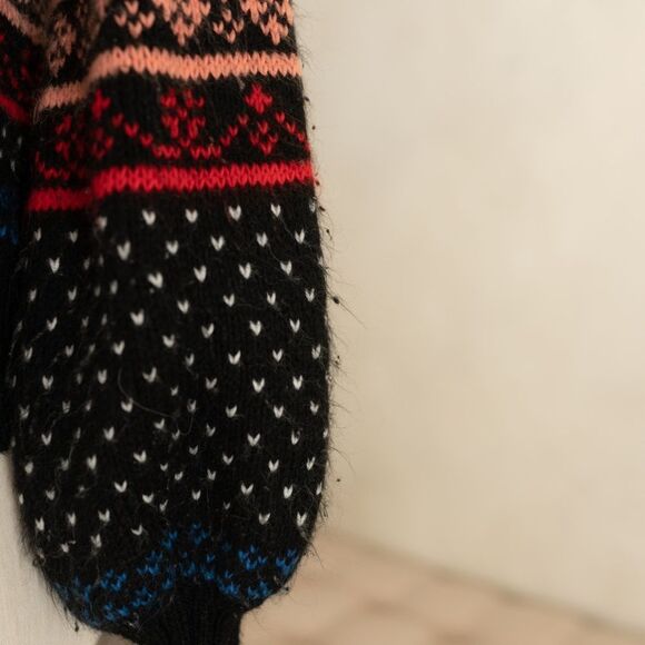 American Eagle Mock Neck‎ Snowflake Sweater size XS - Picture 6 of 11